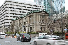 The exterior of the Bank of Japan